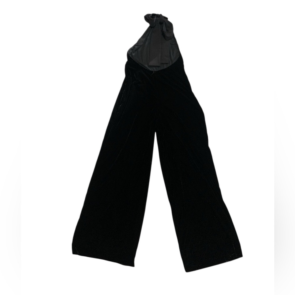 Staud Black Velvet Andreas Hakter Jumpsuit NWT size 8 retails for $450 - Picture 4 of 6